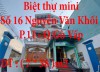 Biệt thự mini số 16 Nguyễn Văn Khối Phường 11 Quận Gò Vấp TP HCM