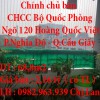 Chính chủ bán CHCC nhà C Bộ Quốc Phòng, Ngõ 120 ,Hoàng Quốc Việt,HN