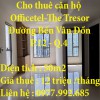 Cho thuê căn hộ Officetel - The Tresor Đường Bến Vân Đồn, Phường 12, Quận 4, TPHCM