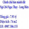Chính chủ bán mảnh đất tại ngõ 264 Ngọc Thụy, Long Biên