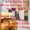 Cần Cho Thuê Căn Hộ ở 68B Trần Bình Trọng, Phường 5, Bình Thạnh, TP HCM