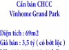 Cần bán CC dự án Vinhome Grand Park Phường Long Thạch Mỹ, TP Thủ Đức