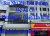 Bán Nhà Mặt Tiền Đường 332 Âu Cơ Phường 10 Quận Tân Bình TPHCM