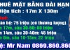 CHO THUÊ MẶT BẰNG DÀI HẠN phường Tam Phước, thành phố Biên Hoà, tỉnh Đồng Nai.