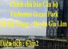 Chính chủ bán Căn hộ có DT 63 m2  tại Vinhomes Ocean Park (Gia Lâm - Hà Nội), Tòa S2.18, căn 0816 ( tầng 8 )