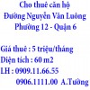 Cho thuê căn hộ ở Đường Nguyễn Văn Luông, Phường 12, Quận 6, Hồ Chí Minh