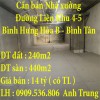 Cần bán Nhà xưởng Bình Hưng Hoà B, Bình Tân,TP HCM