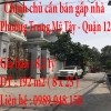 Chính chủ cần bán gấp nhà Quận 12 TP Hồ Chí Minh
