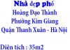 Nhà đẹp phố Hoàng Đạo Thành ,Phường Kim Giang, Quận Thanh Xuân, Hà Nội