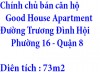 Chính chủ bán căn hộ Good House Apartment Đường Trương Đình Hội, Phường 16, Quận 8, TP.HCM