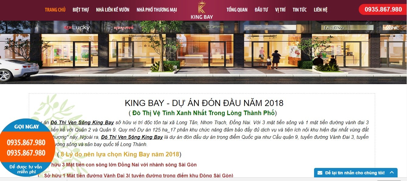 Thiết kế website bất động sản bdsweb.com.vn